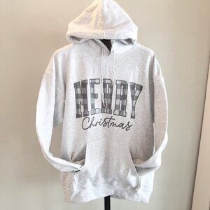 Merry Christmas Plaid Christmas Hoodie